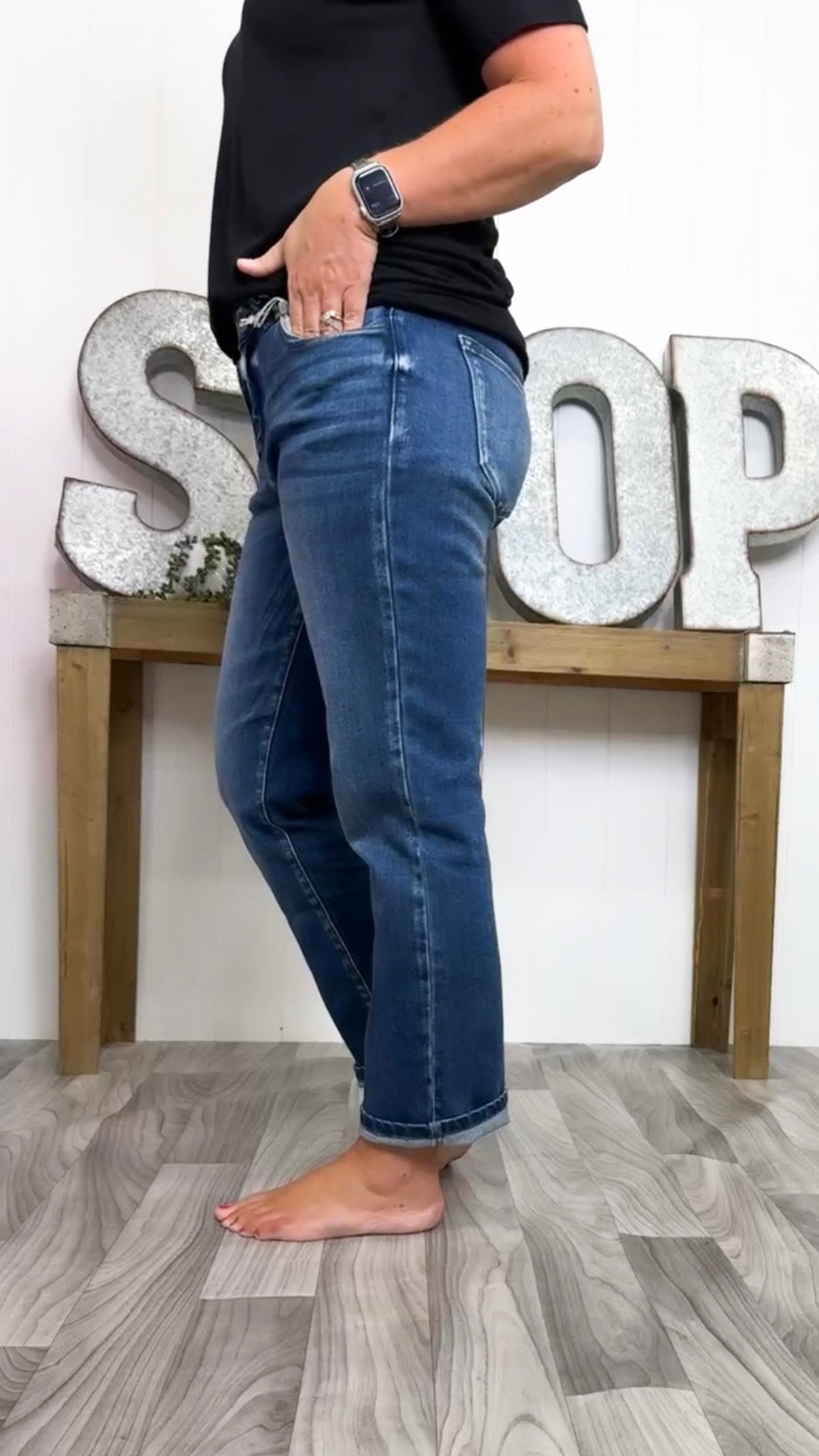 Kancan Dolores Slim Straight Jeans (1-15)