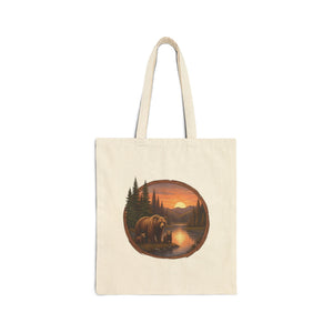 Bear at Sunset Tote Bag