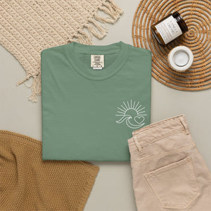 Heart Ocean Sun Comfort Colors Tee - 7 Colors