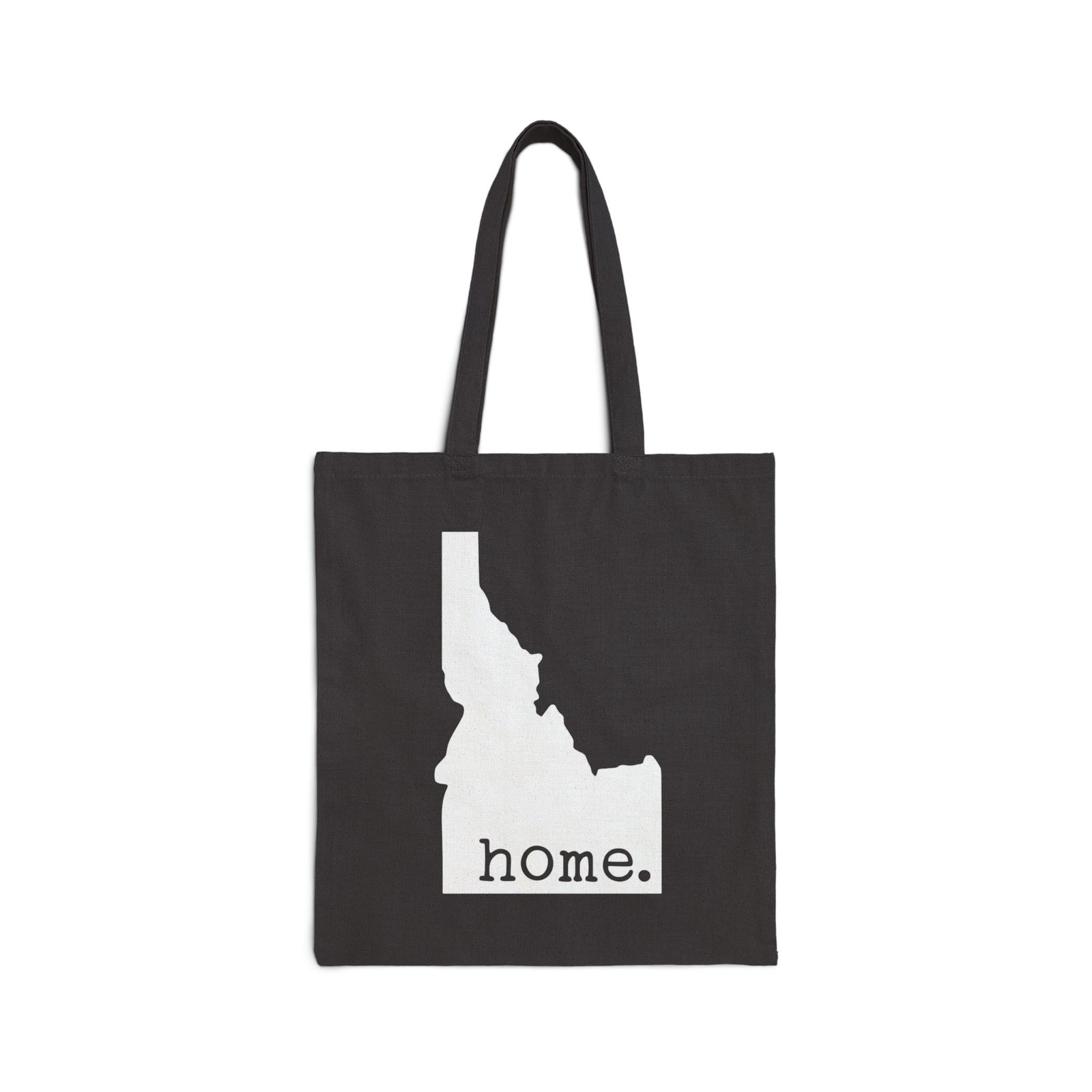 Idahome Tote Bag | State Pride Canvas Tote - Black