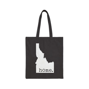 Idahome Tote Bag | State Pride Canvas Tote - Black