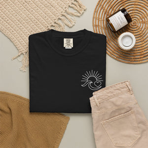 Heart Ocean Sun Comfort Colors Tee - 7 Colors