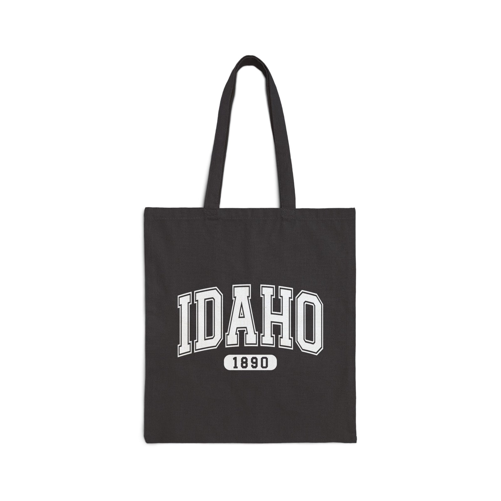 Idaho 1890 Logo Canvas Tote Bag - Black