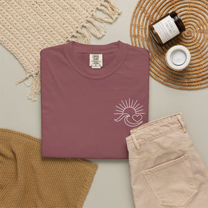 Heart Ocean Sun Comfort Colors Tee - 7 Colors