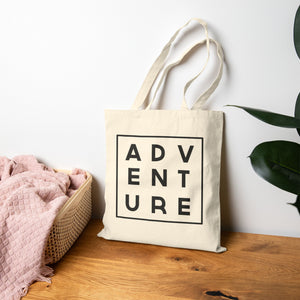 Adventure Canvas Tote Bag - Natural
