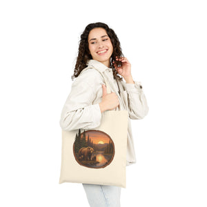 Bear at Sunset Tote Bag