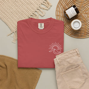 Heart Ocean Sun Comfort Colors Tee - 7 Colors