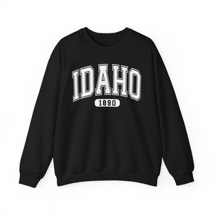 IDAHO 1890 Varsity Logo Crewneck Sweatshirt - 4 Colors
