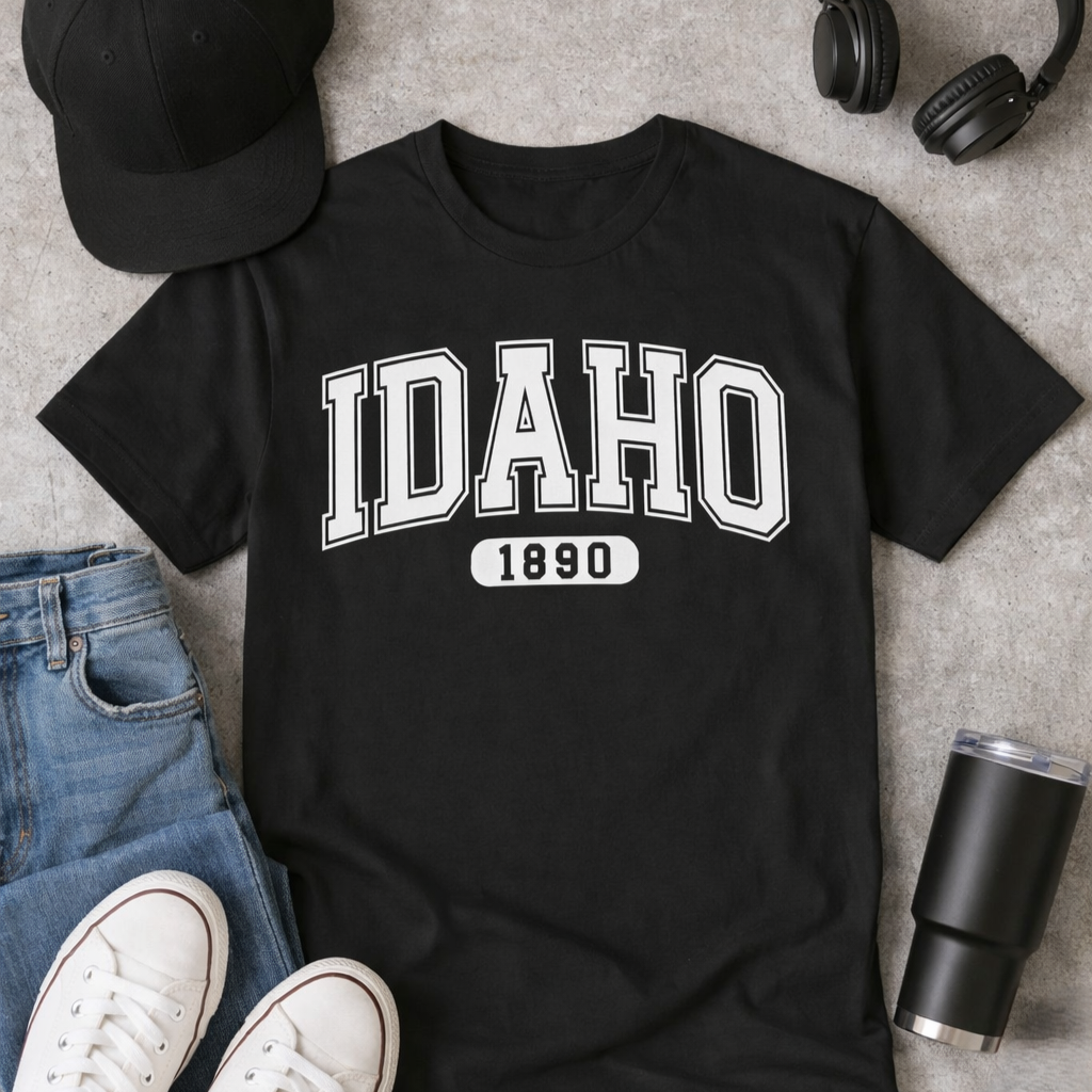 Idaho 1890 Tee Bella Canvas Graphic Tee - 5 Colors
