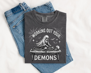 Working Out Your Demons Massage Therapist Tee - 6 Colors