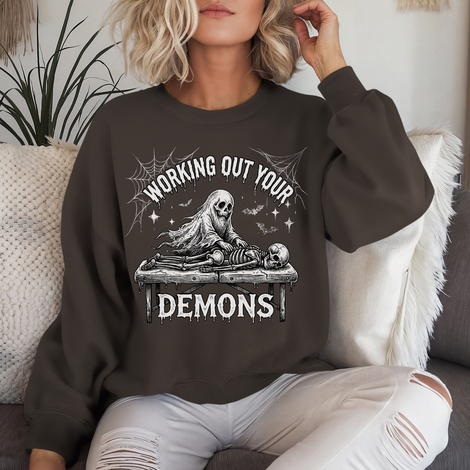 Working Out Your Demons Sweatshirt - 7 Colors