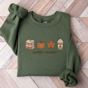 Sweater Weather Icon Crewneck Sweatshirt - 4 Colors
