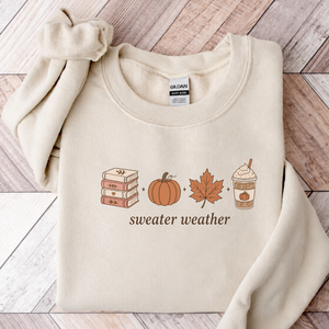 Sweater Weather Icon Crewneck Sweatshirt - 4 Colors