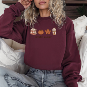 Sweater Weather Icon Crewneck Sweatshirt - 4 Colors