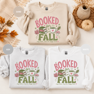 Booked for Fall Crewneck Sweatshirt - 3 Colors