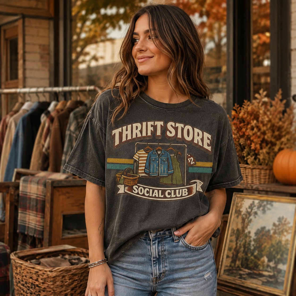 Thrift Store Social Club Tee - 4 Colors