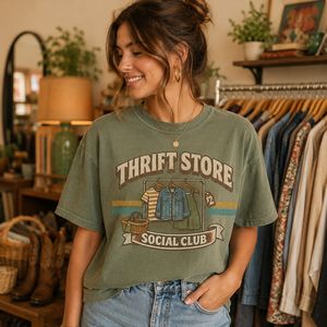 Thrift Store Social Club Tee - 4 Colors