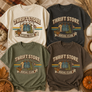 Thrift Store Social Club Tee - 4 Colors
