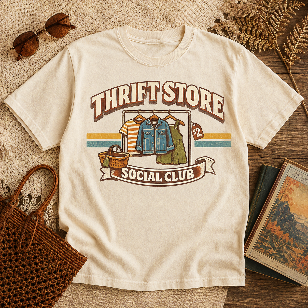 Thrift Store Social Club Tee - 4 Colors