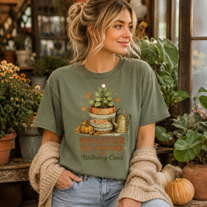 Sweater Weather Plant Tee - 3 Colors