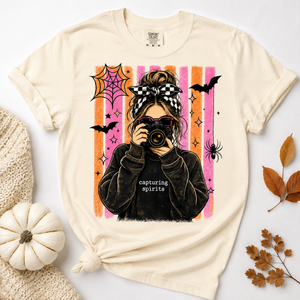 Photographer Halloween Capturing Spirits Tee - 3 Colors