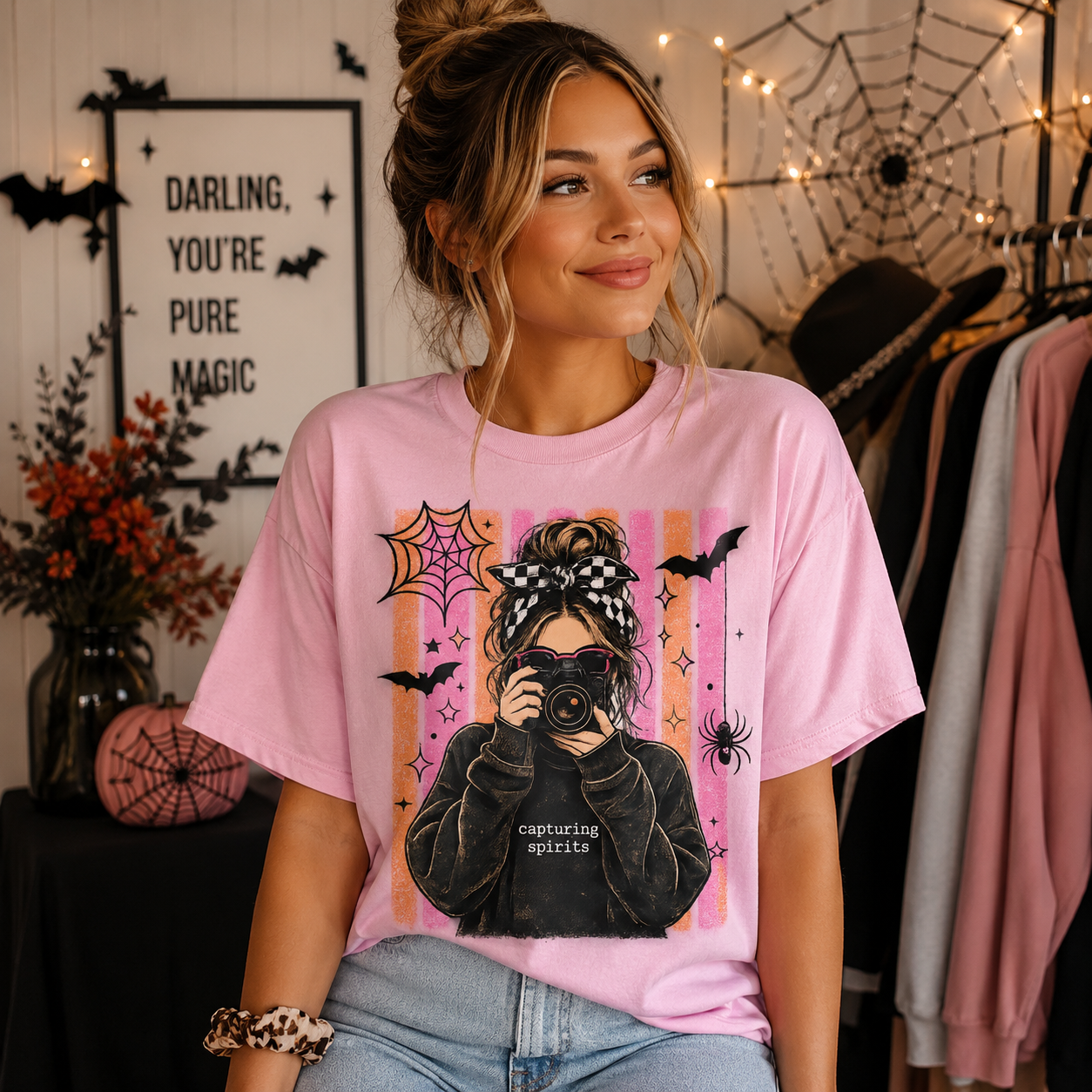 Photographer Halloween Capturing Spirits Tee - 3 Colors