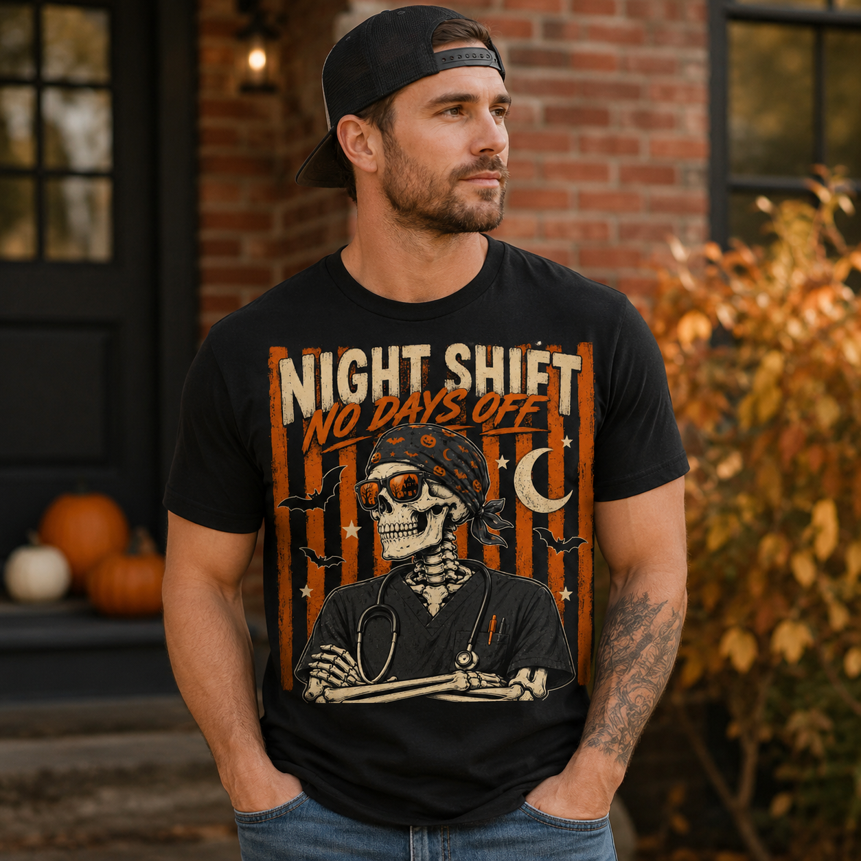 Night Shift No Days Off Nurse/Doctor Tee - 2 Colors