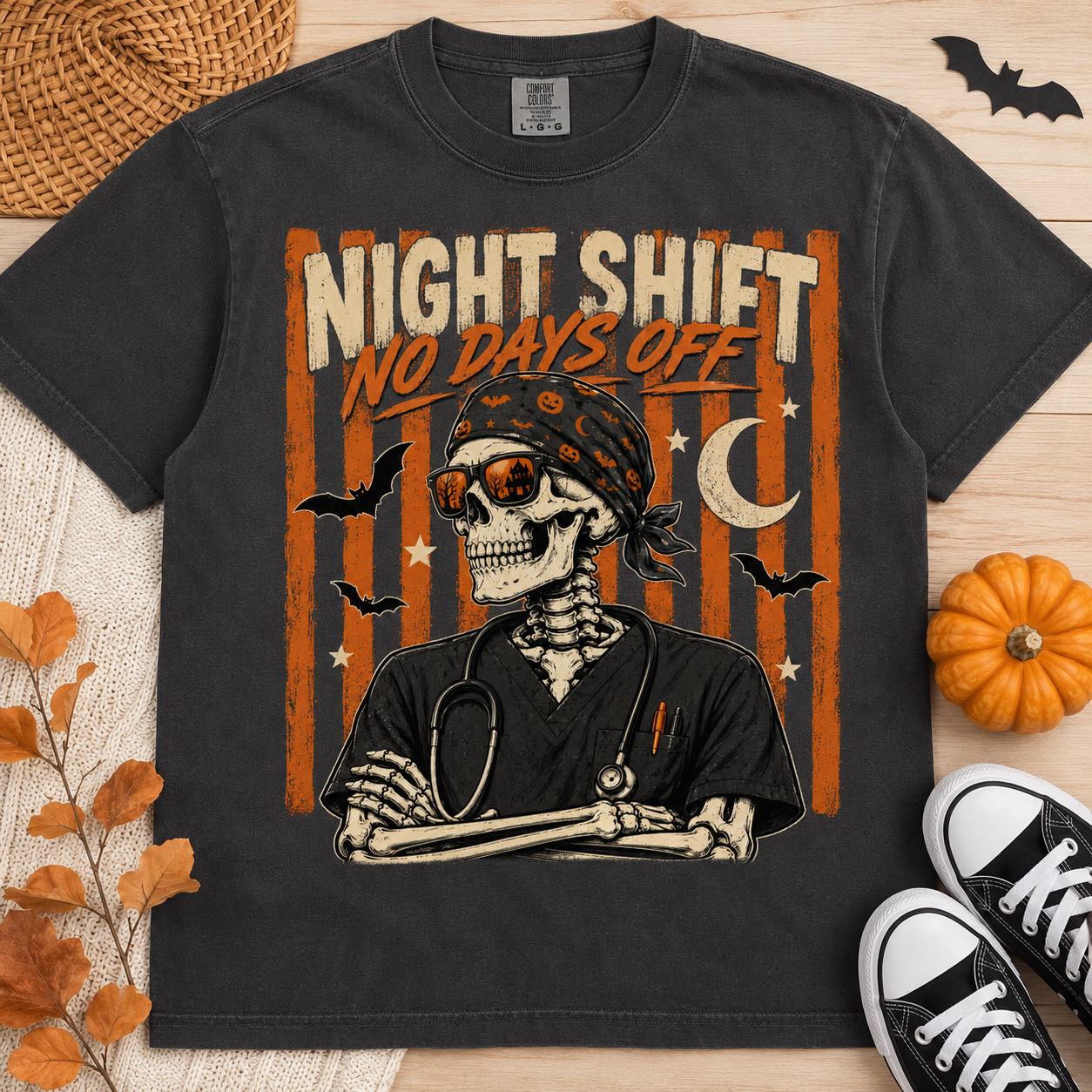 Night Shift No Days Off Nurse/Doctor Tee - 2 Colors