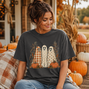 Patterned Ghosts Tee - 3 Colors