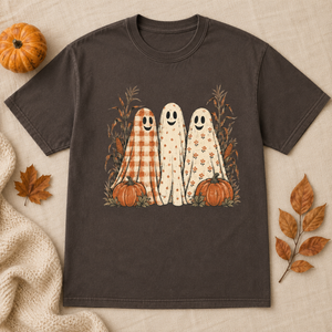 Patterned Ghosts Tee - 3 Colors
