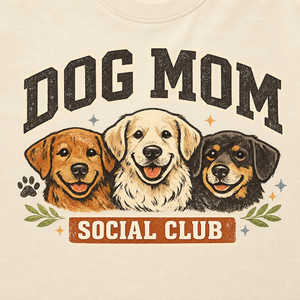 Dog Mom Social Club Tee - 3 Colors