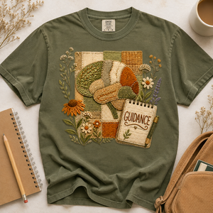 School Counselor Faux Patch Tee - 4 Colors