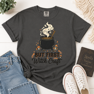 But First Witch Craft Halloween Coffee Tee - 5 Colors