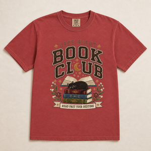 Late Night Book Club Tee - 6 Colors