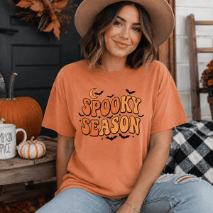 Retro Spooky Season Tee - 4 Colors
