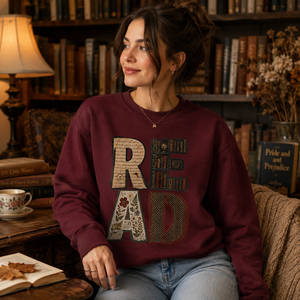 Read Pattern Crewneck Sweatshirt - 5 Colors