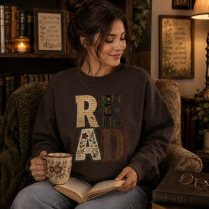 Read Pattern Crewneck Sweatshirt - 5 Colors