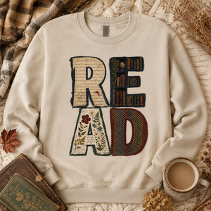 Read Pattern Crewneck Sweatshirt - 5 Colors