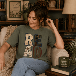 Read Pattern Tee - 5 Colors