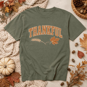 Herringbone Thankful Fall Tee - 4 Colors