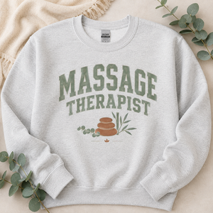 Massage Therapist Stones Crewneck Sweatshirt - 5 Colors