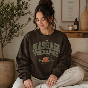 Massage Therapist Stones Crewneck Sweatshirt - 5 Colors