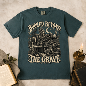 Booked Beyond the Grave Tee - 6 Colors