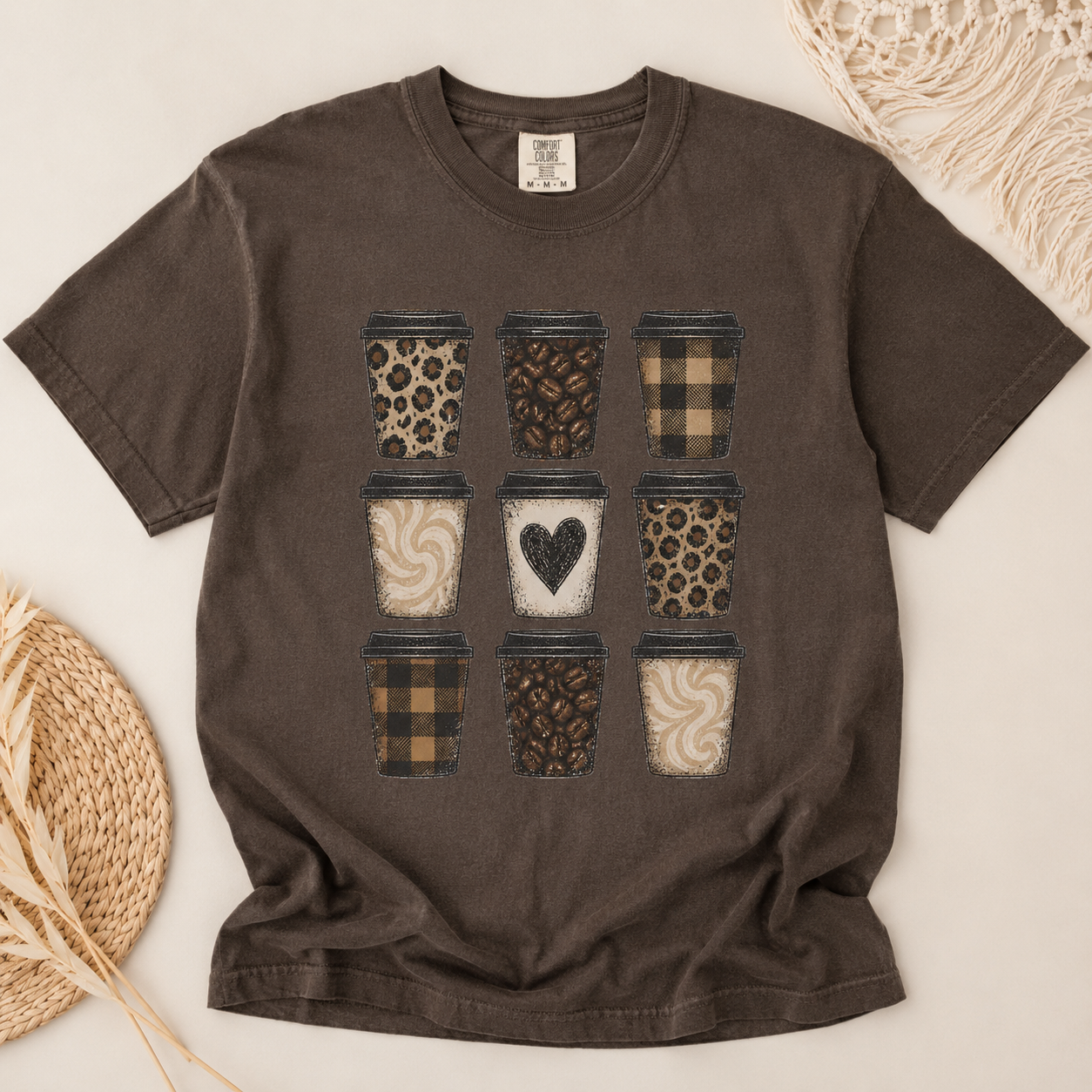 Coffee Lover Stacked Tee - 5 Colors