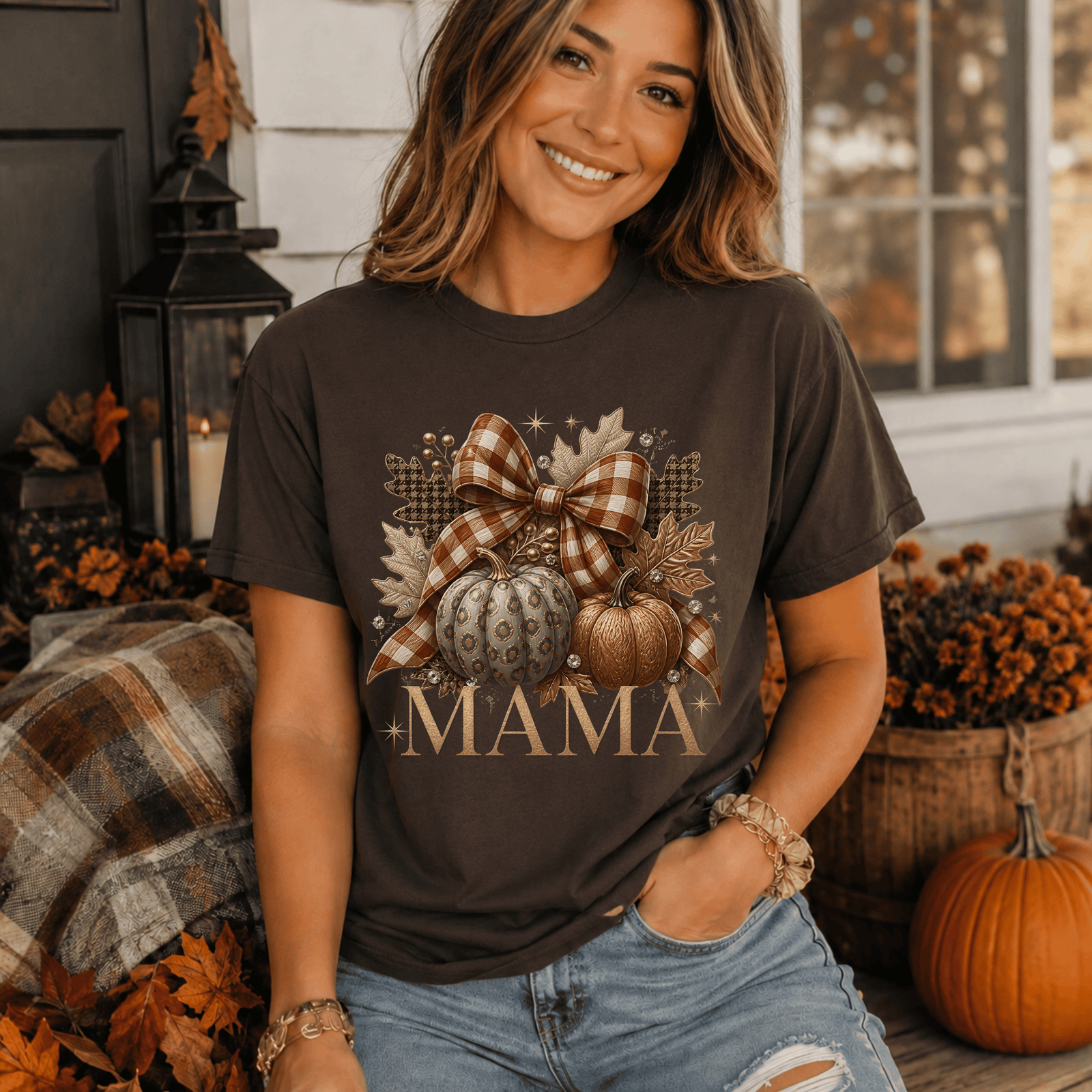 Fall Mama Glam Tee - 5 Colors