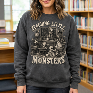 Teaching Little Monsters Crewneck Sweatshirt - 5 Colors