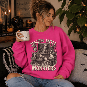 Teaching Little Monsters Crewneck Sweatshirt - 5 Colors