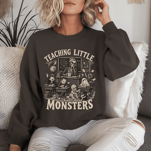 Teaching Little Monsters Crewneck Sweatshirt - 5 Colors
