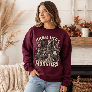 Teaching Little Monsters Crewneck Sweatshirt - 5 Colors