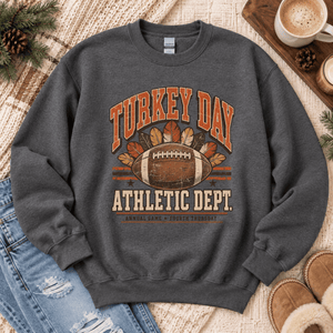 Turkey Day Athletic Dept Crewneck Sweatshirt - 5 Colors